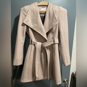 Calvin Klein Winter Coat in Oatmeal